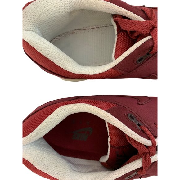 Vintage 2011 Nike Air Max 1 Tonal Pack Team Red Size US 10 308866-601 7313 - Picture 4 of 10